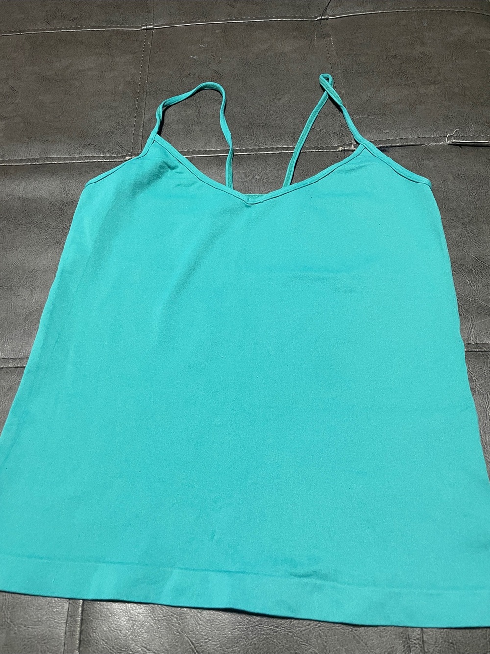 Teal V-Neck Spaghetti Strap Camisole